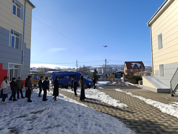 Пилотирование дрона.